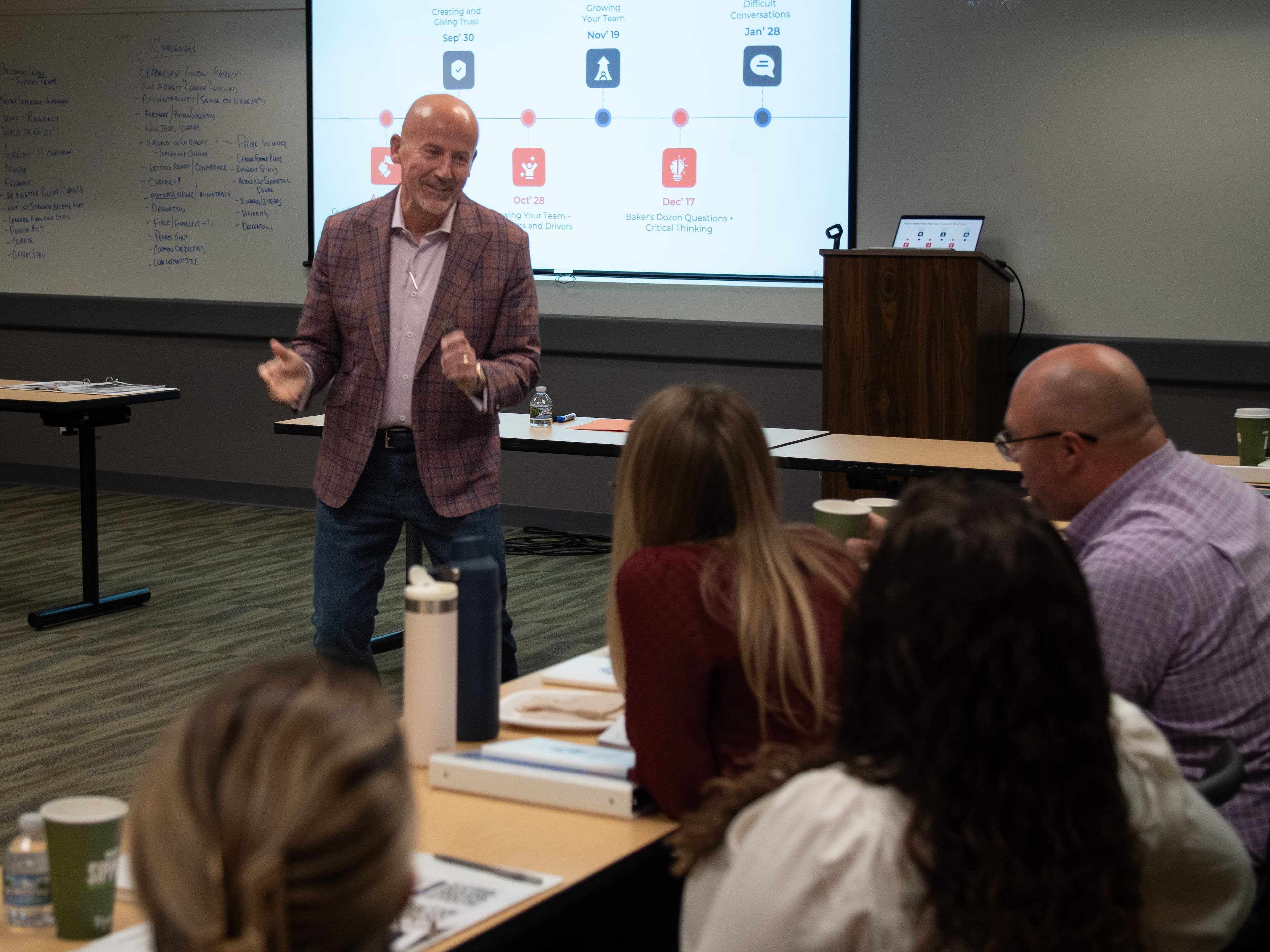 Steve Lowisz at a speaking event